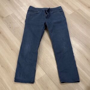 Prana Slate Gray Slim Fit Pants 34x32